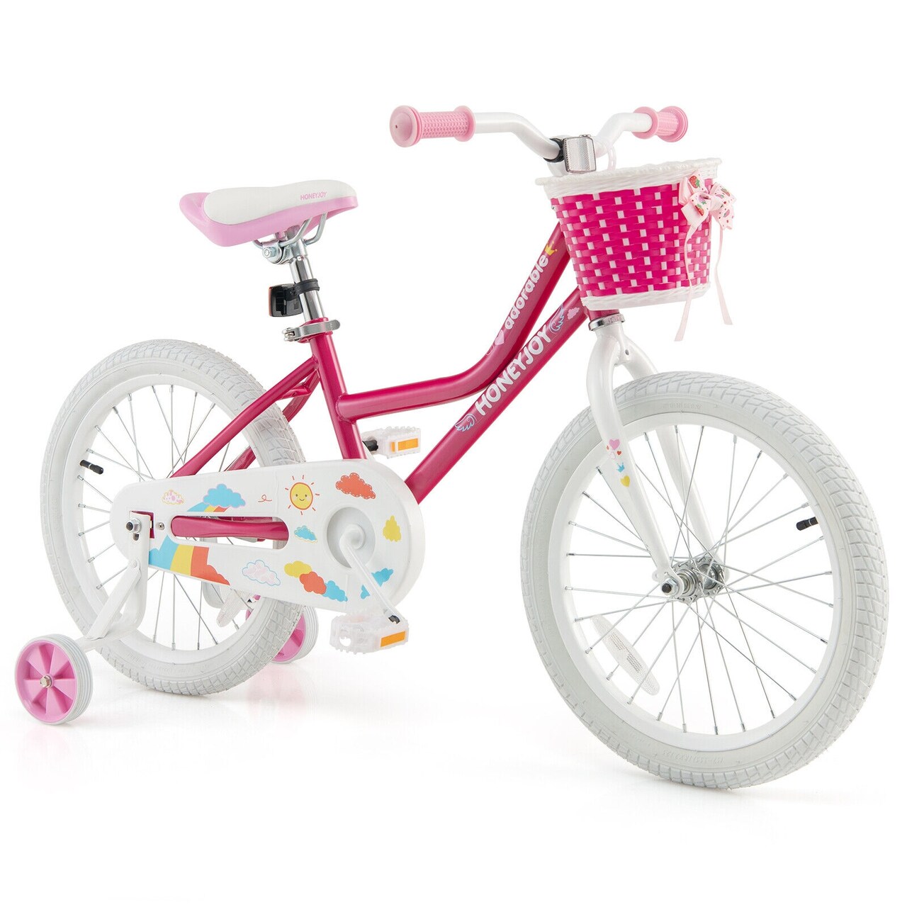 18 in bike on sale with training wheels